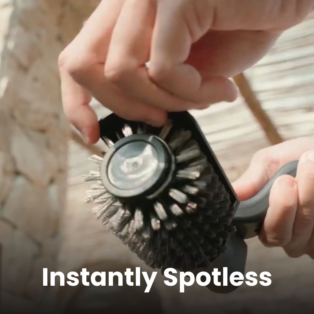 GrillWizz Cordless Electric Grill Cleaner